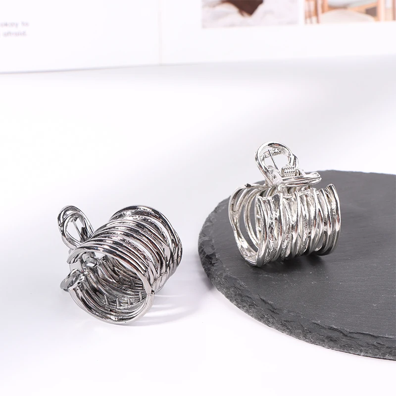 Заколка Для конского хвоста для женщин модный металлический зажим волос