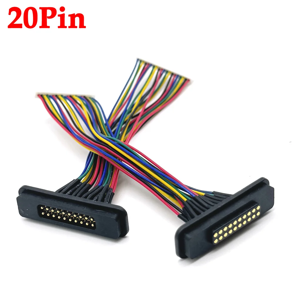 

LAJQTAO 12 20 pin магнитный pogo pin разъем