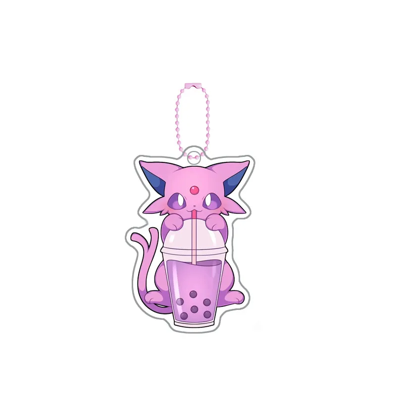 MINISO брелок Pokemon Eevee Vaporeon Flareon Espen Sylveen Jolteon Glaceon Umbrion Leafeon