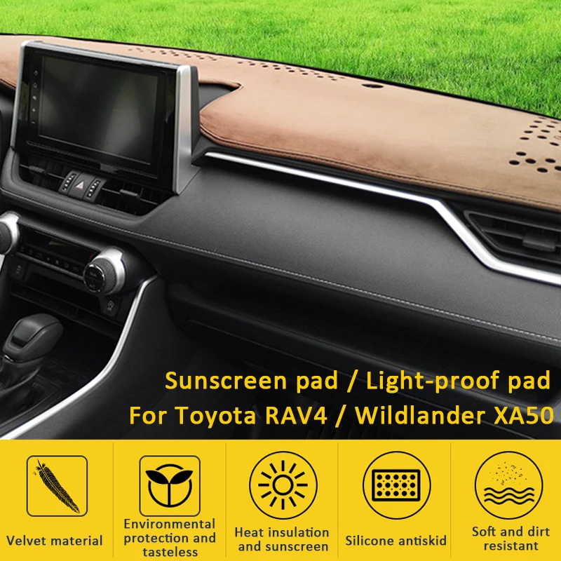 

Car Accessories For Toyota RAV4 Wildlander XA50 2018~2022 Dashboard Avoid Light Pad Instrument Platform Desk Cover Mats Carpets