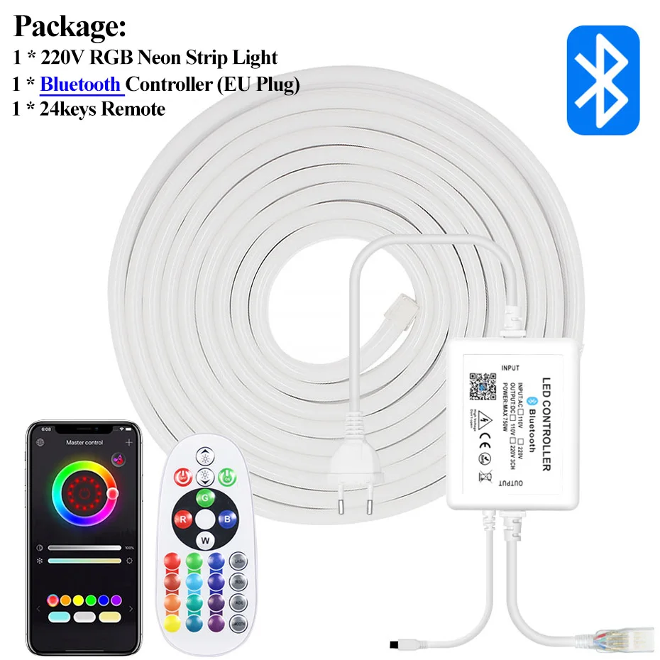 

YEMEKE RGB гибкая светодиодная лента 220V