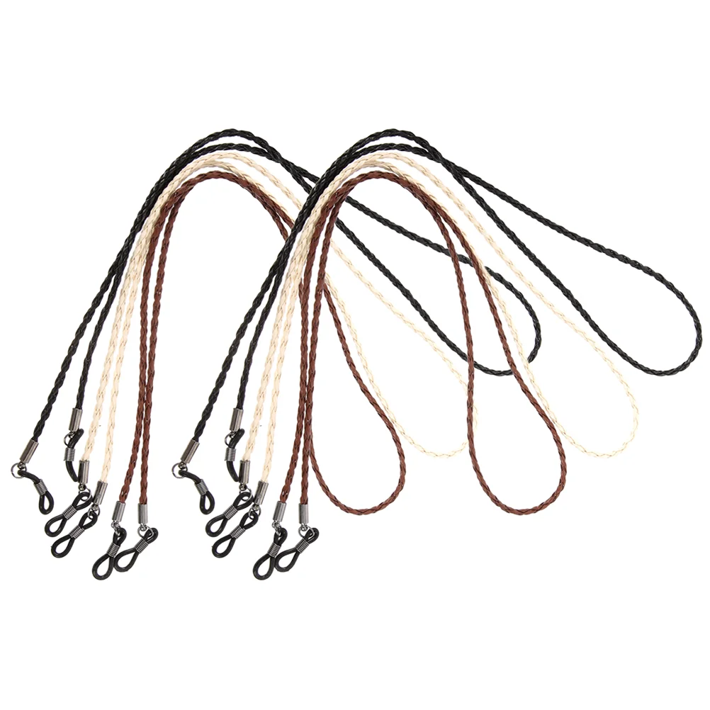 

6Pcs Glasses Holders Lanyards for Eyeglasses Anti-lost Silicone Lanyards Elastic Eyeglasses Lanyards