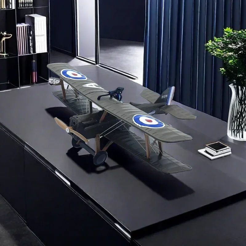 Масштаб 1/72 Вторая мировая война британский биплан-истребитель SE5a миниатюрный