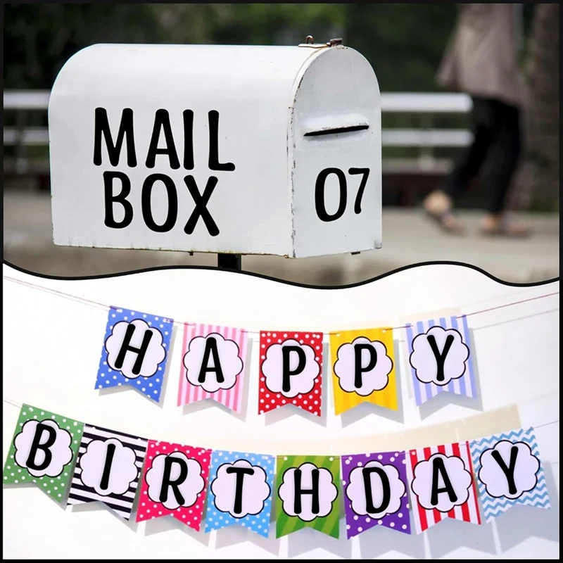 24 листа наклейки с большими буквами 4-дюймовые и алфавита виниловые