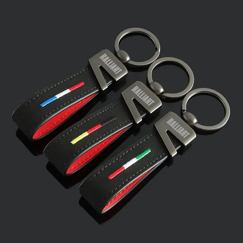 Замшевый брелок для автомобиля ключей Ralliart ASX Aerobus Lancer Cordia Pajero Outlander Eclipse