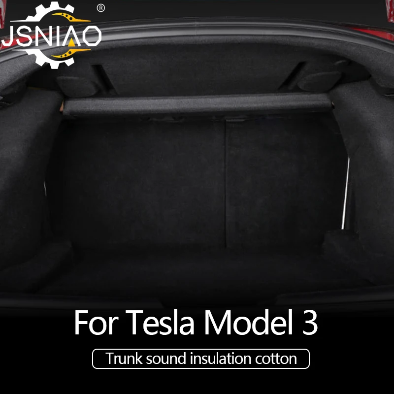 

Звукоизоляционная пластина для заднего багажника автомобиля Tesla Model 3, защитная пластина, звукоизоляция, заглушающие аксессуары