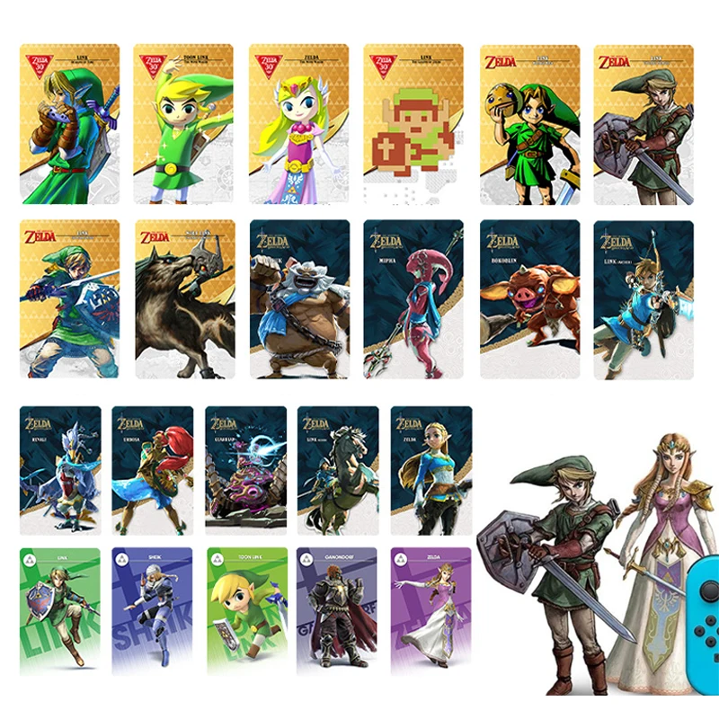 

Breath of The Wild Calamity Apocalypse Zeldas Amxxbo Cards for Amiibo Applicable NFC Linkage Game Collection Cards for NS Switch