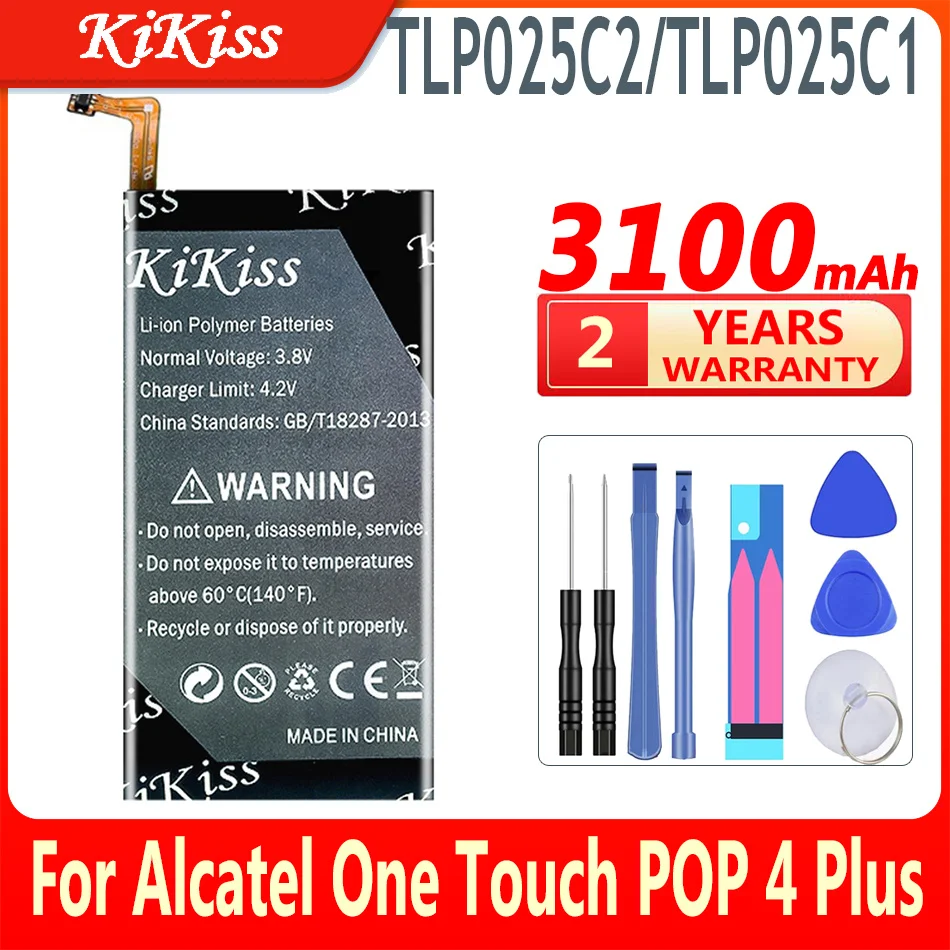 

3100mAh TLP025C2 /TLP025C1 Сменный аккумулятор для Alcatel One Touch POP 4 Plus 4 Plus 4 + OT-5056D 5056D Φ 5056N