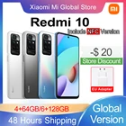 Смартфон Xiaomi Redmi 10, 4 Гб 64 Гб128 ГБ, 50 МП, четыре AI-камеры, 90 Гц, FHD дисплей, MediaTek Helio G88 восемь ядер, NFC