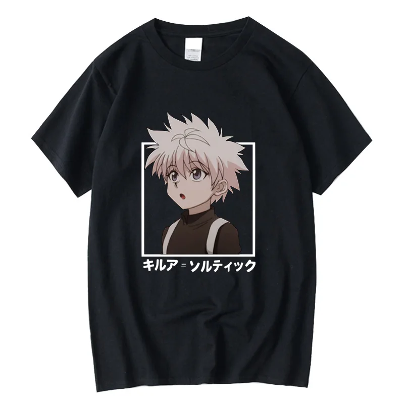 

Футболка мужская с коротким рукавом, модная повседневная свободная тенниска в стиле аниме, уличная спортивная майка в стиле Харадзюку, в ст...