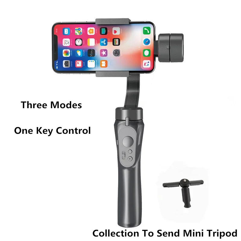 3-Axis Handheld Gimbal Stabilizer Selfie Stick Smartphone Huawei Xiaomi Galaxy Moza Mini MX for iPhone11 Pro Xs Max Xr X 8 Vlog