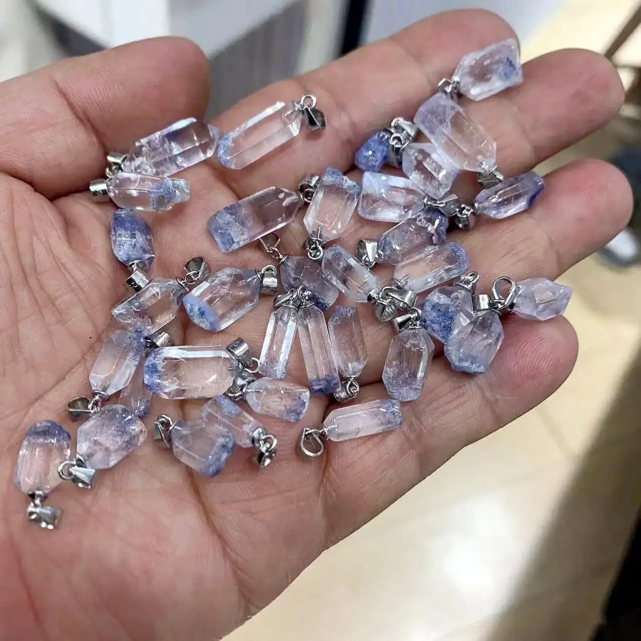

Натуральный лечебный камень Dumortierite Reiki, модная женская бижутерия, подарок для женщин, 1 шт.