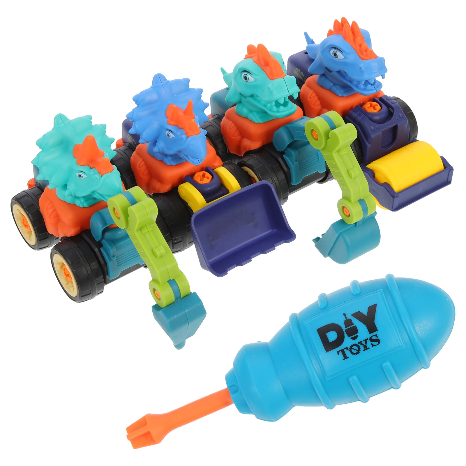 

1 Set of Funny Disassembly and Assembly Engineering Car Plastic Truck Toys