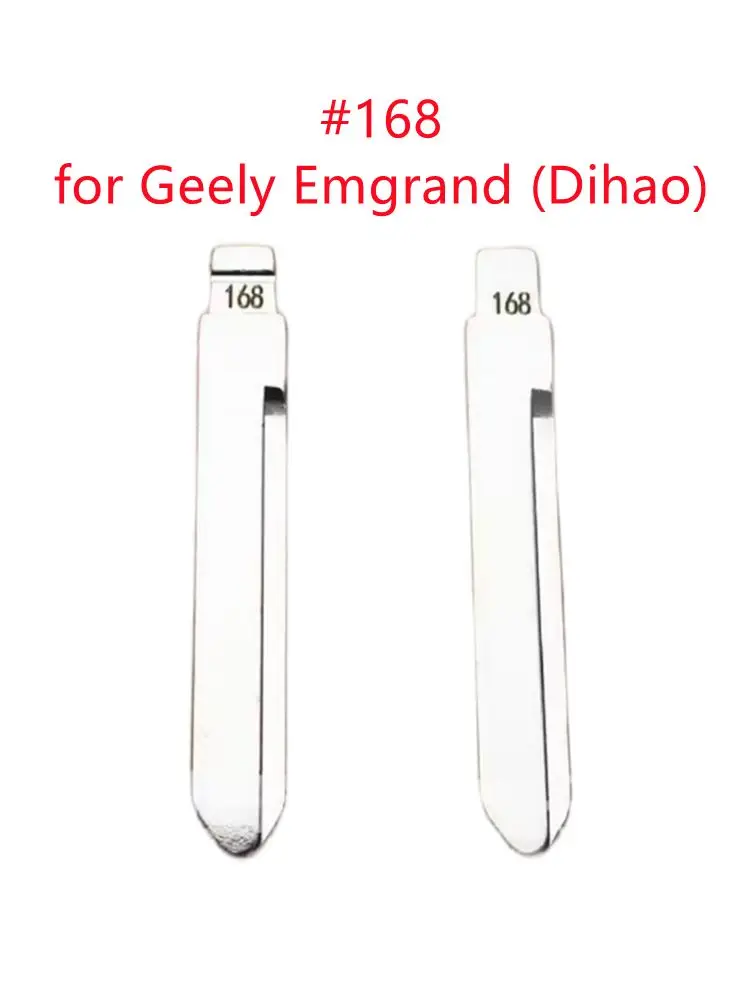 

10 шт./лот лезвие ключа для Geely Emgrand EC7 GX7 EC715-RV KD/VVID SC7 модифицированный лезвие откидного ключа # 168 # 169