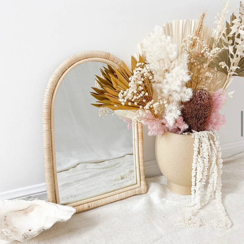 

Large Table Makeup Decorative Mirrors Bathroom Jeweler Cosmetic Mirror Aesthetic Home Decoration Miroir Decoratif Room Decor