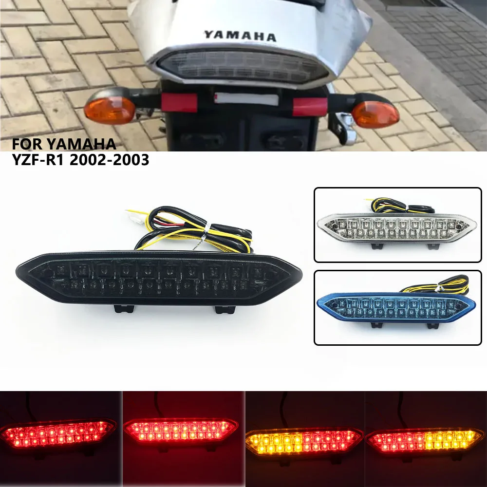 Фото Светодиодный задний стоп-сигнал в сборе для YAMAHA ATV GRIZZLY 700 EPS YZF-R1 XVS1300 WR250R 2002-2020, задний фонарь, стоп-сигналы №1
