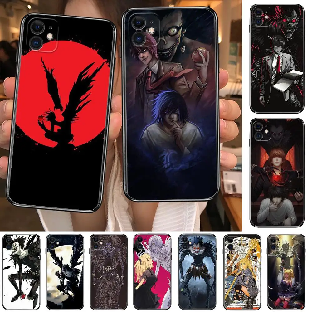 

anime death note Phone Cases For iphone 13 Pro Max case 12 11 Pro Max 8 PLUS 7PLUS 6S XR X XS 6 mini se mobile cell
