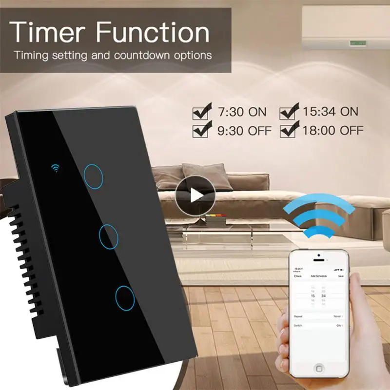 

Home Appliance App Control Support Alexa Google Home Neutral Wire/no Neutral Wire Smart Light Smart House Smart Switch Tuya Wif