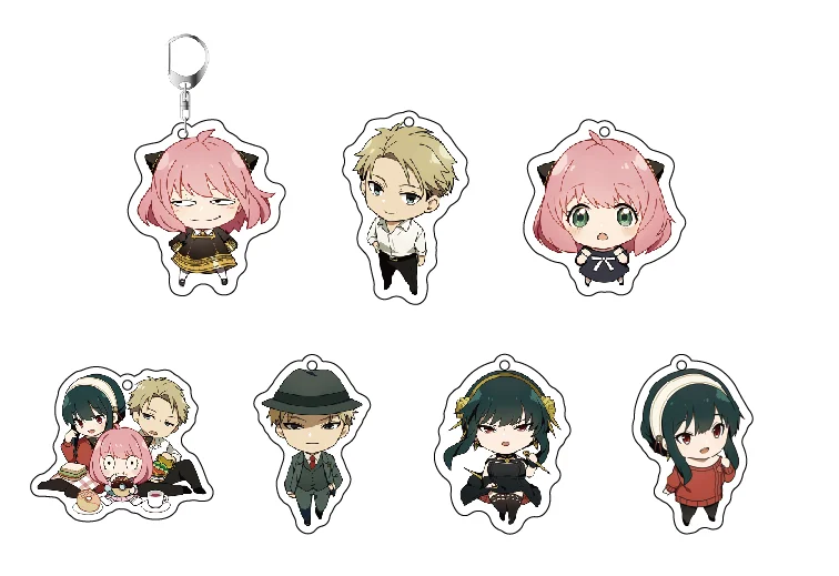 

Anime SPY×FAMILY Twilight Yor Forger Anya Forger Cosplay PVC Figure Pendant Keychain Keyring Figure Kids Toy 1796