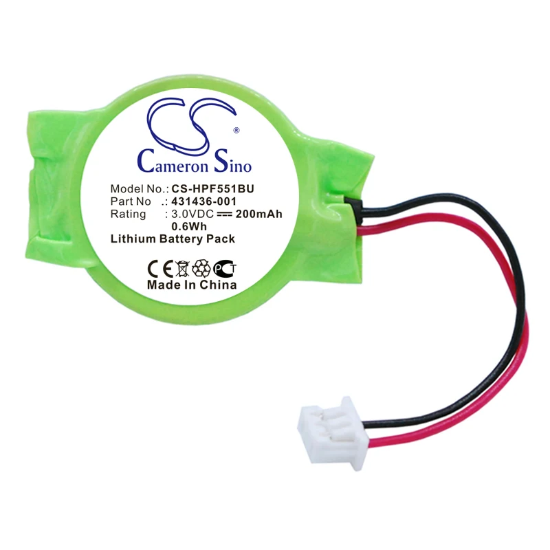 

CS 200mAh Battery For Advent 7091 Advent 7096 Advent 7105 Advent 7105PA HP Presario F502 Presario F503 Presario F505
