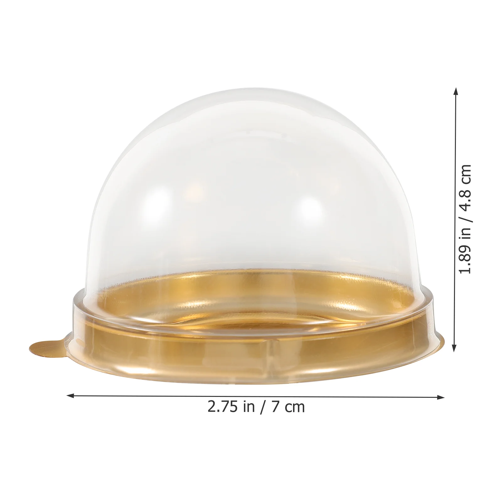 

50 Pcs Puffs Mini Food Containers Mousse Gift Accessory Packing Chocolate Bakery Supplies Holder Home The Pet