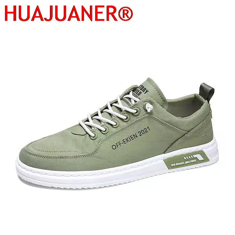 

Canvas Shoes Men Sneakers Casual Breathable Walking Flats Lace-up Skateboard Trainers Fashion Lightweight Man Vulacnized Shoes