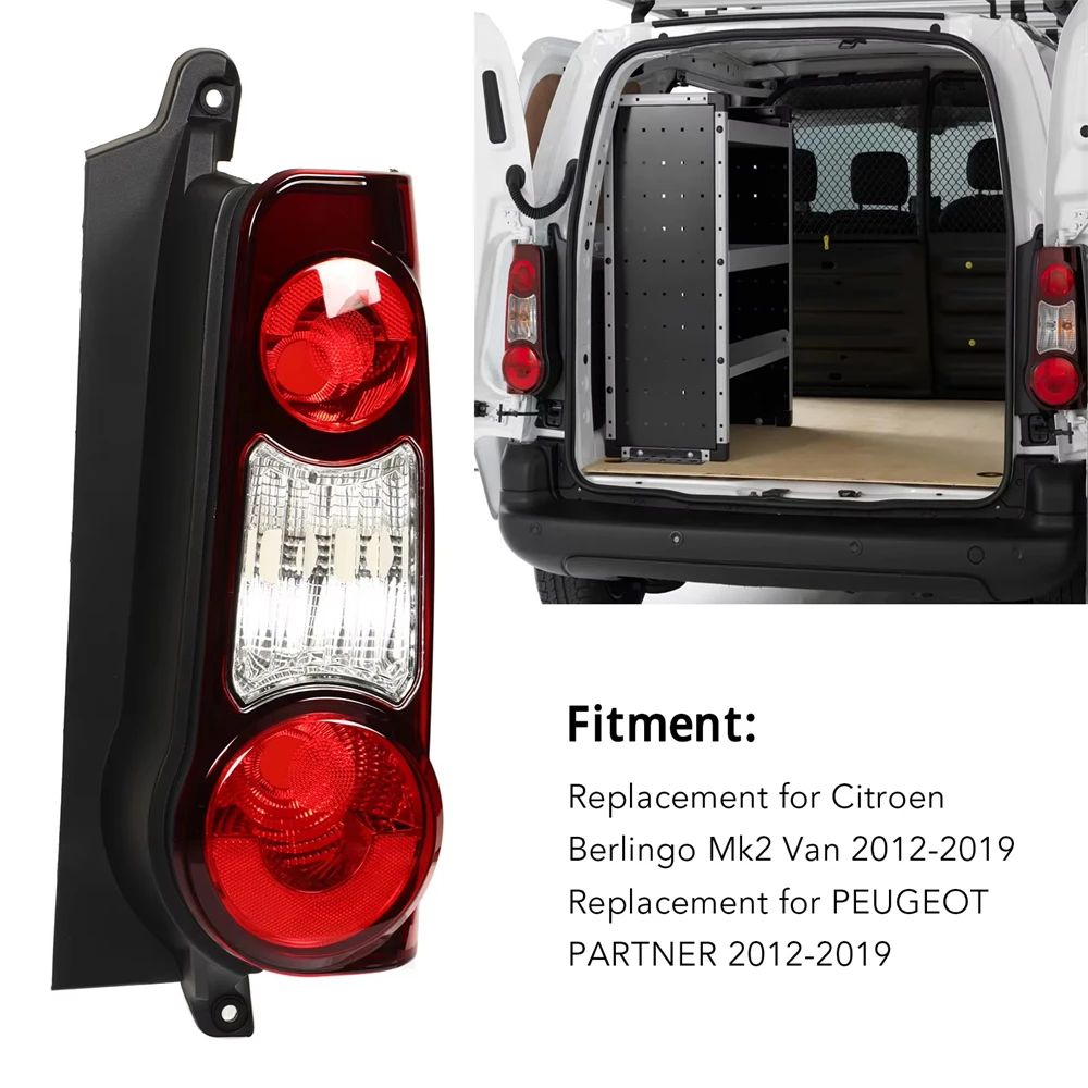 Задний фонарь для PEUGEOT PARTNER 2012-2019, 9677205580 9677205480, задний стоп-сигнал поворота для Berlingo Mk2, фонарь заднего хода (art.: 3920d00906147) - 3920d00906147