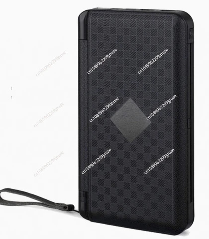 Poverbank 20000 мАч Складной аккумулятор на солнечной батарее с 3 солнечными панелями Беспроводное зарядное устройство Qi Powerbank