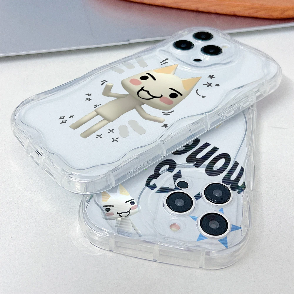 Чехол для телефона Cute Cat T-Toro Inoues iPhone 16 15 14 13 12 11 Pro Max Mini X XR XSMAX 8 7 6S Plus мягкая задняя