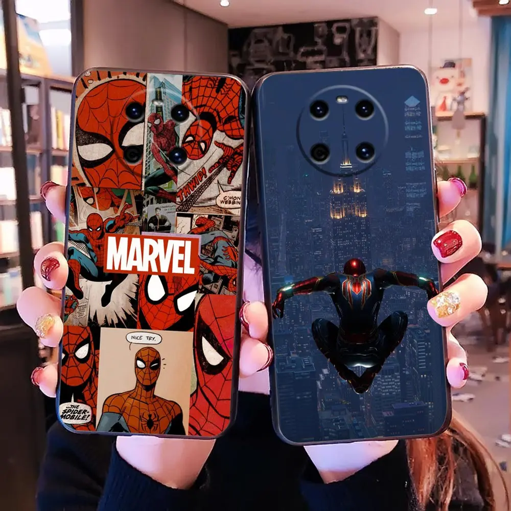 

The Avengers Marvel Spiderman Case For Huawei P10 P20 P30 P Smart Z P40 Funda P50 P50E Lite E 5G Coque 2018 2019 Plus Case Para