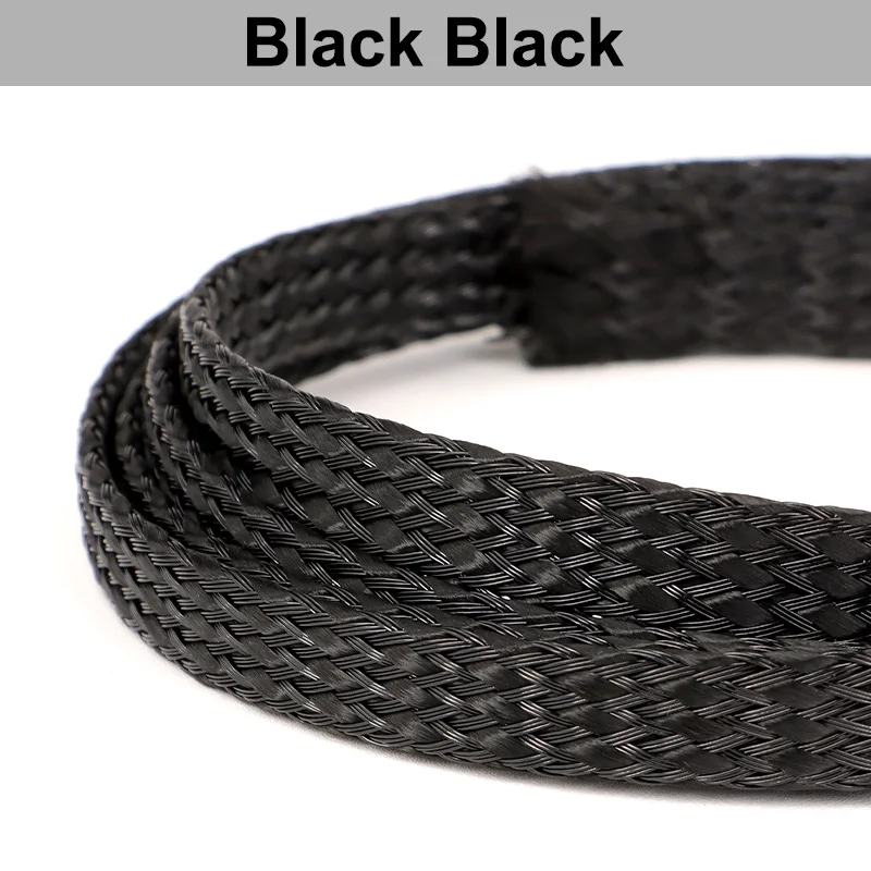 

4/8/12 мм новая оплетка, ПЭТ-пряжа + ПП, хлопок, мягкая проволока, изолированная обертка, защитный жгут кабеля, оболочка для кабеля, 1 ~ 10 метров