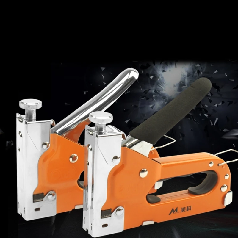 

Stapler Nail Guns Heavy Duty Tool DIY Home Decoration Furniture Construction for Wood Stainless Steel Metal Hand Tool