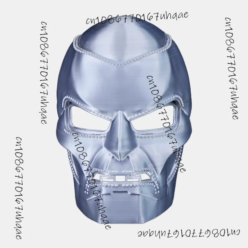 24*18 см Dr Doom Косплей Маска Череп ПВХ Металлические Части Шлем Анфас Маски
