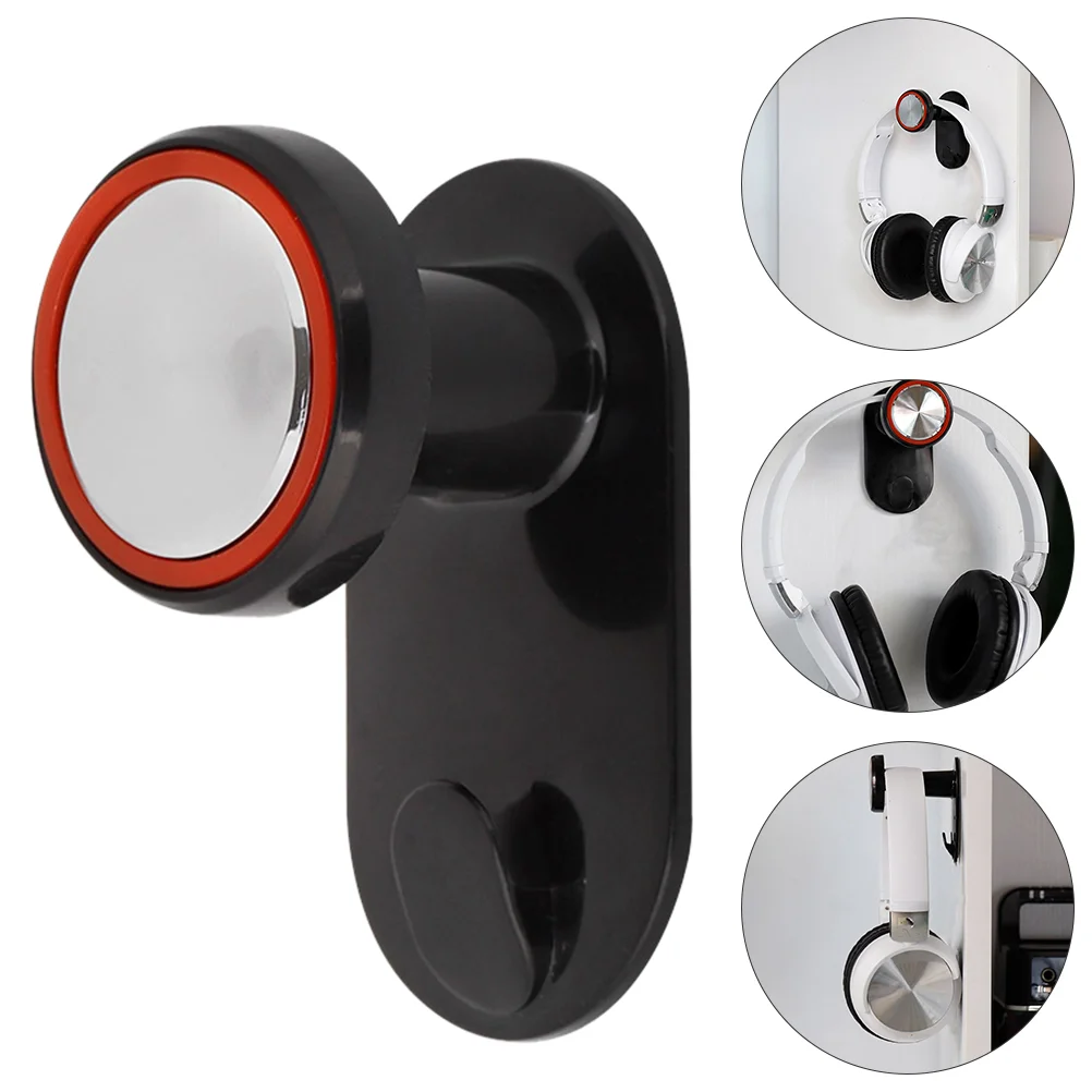 

1pc Wall Mounted Household Retractable Headphone Hanger Headphone Holder Display Rack