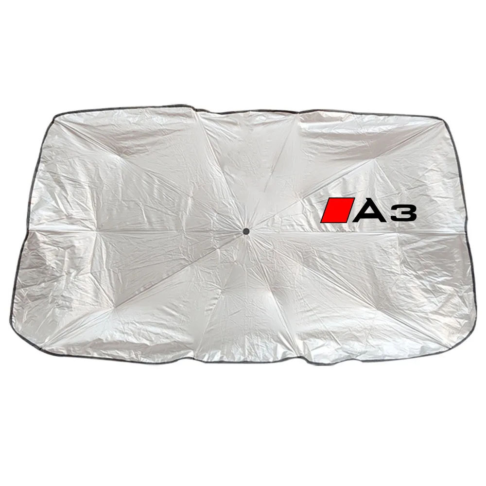 

Для Audi A5 A7 A8 Q2 Q3 Q5 Q7 Q8 TT A3 8P 8V A4 B8 B6 A6 C6 C5 C7 Автомобильный солнцезащитный зонт на лобовое стекло Солнцезащитный аксессуар анти-УФ