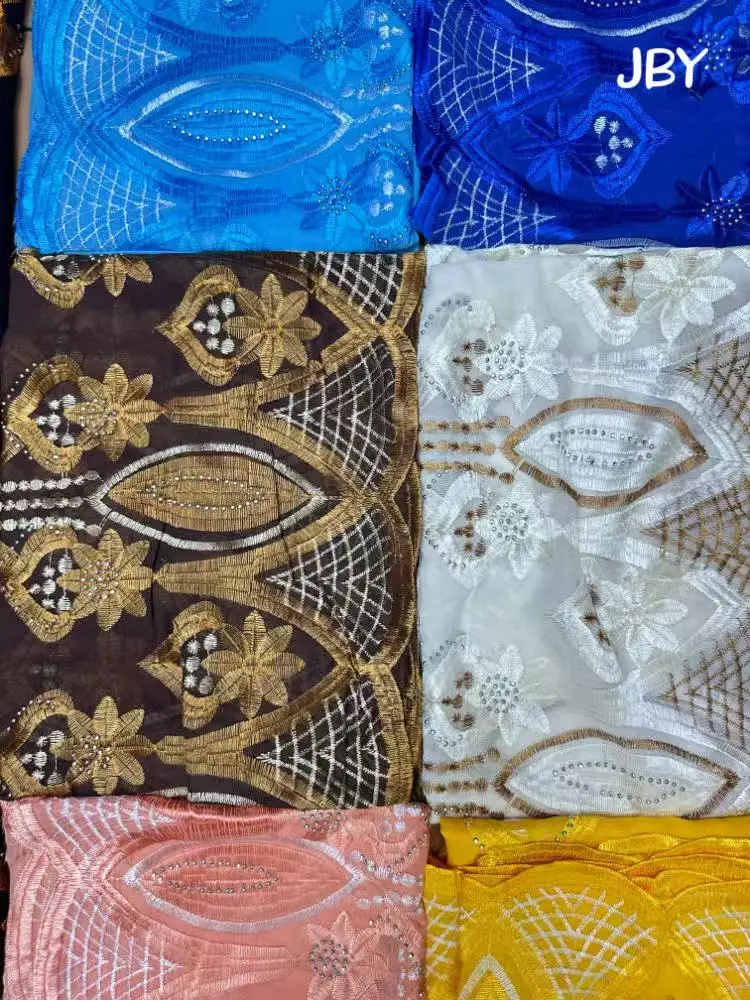 Новый хлопковый шарф-хиджаб в африканском стиле с бриллиантами для