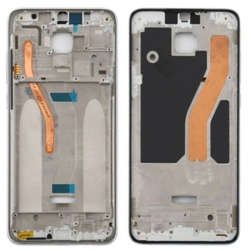 Средняя рамка для XIAOMI REDMI NOTE 8 PRO Белый боковой экран корпуса # Xiaomi Redmi Note Pro (M1906G7G