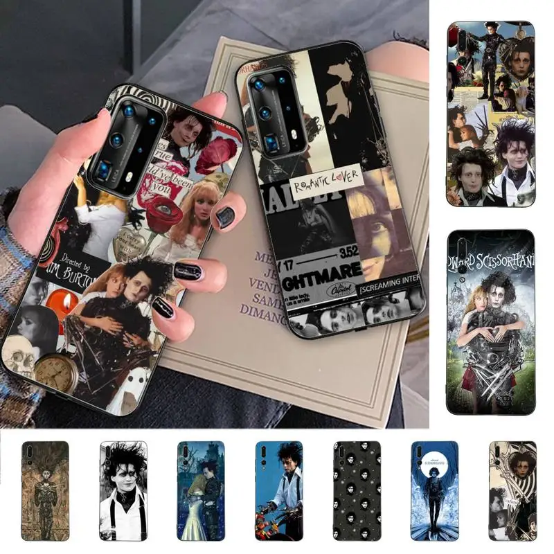 

Disney Edward Scissorhands Phone Case for Huawei P30 40 20 10 8 9 lite pro plus Psmart2019