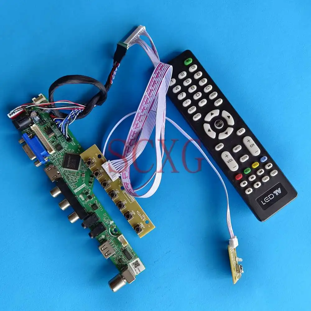 

Fit LP140WD2-TLB1 LED LCD Controller Driver Board AV VGA USB HDMI-Compatible 14" Analog TV Signal 40 Pin LVDS 1600 900 Screen