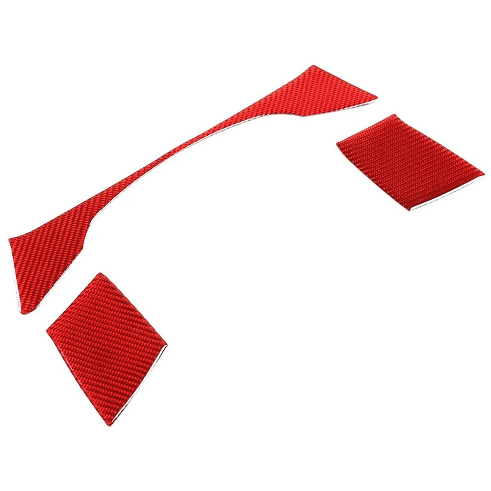 

Для 11-го Honda Civic 2022, панель приборной панели из углеродного волокна, Обложка, отделка, наклейка, аксессуары для интерьера, красный