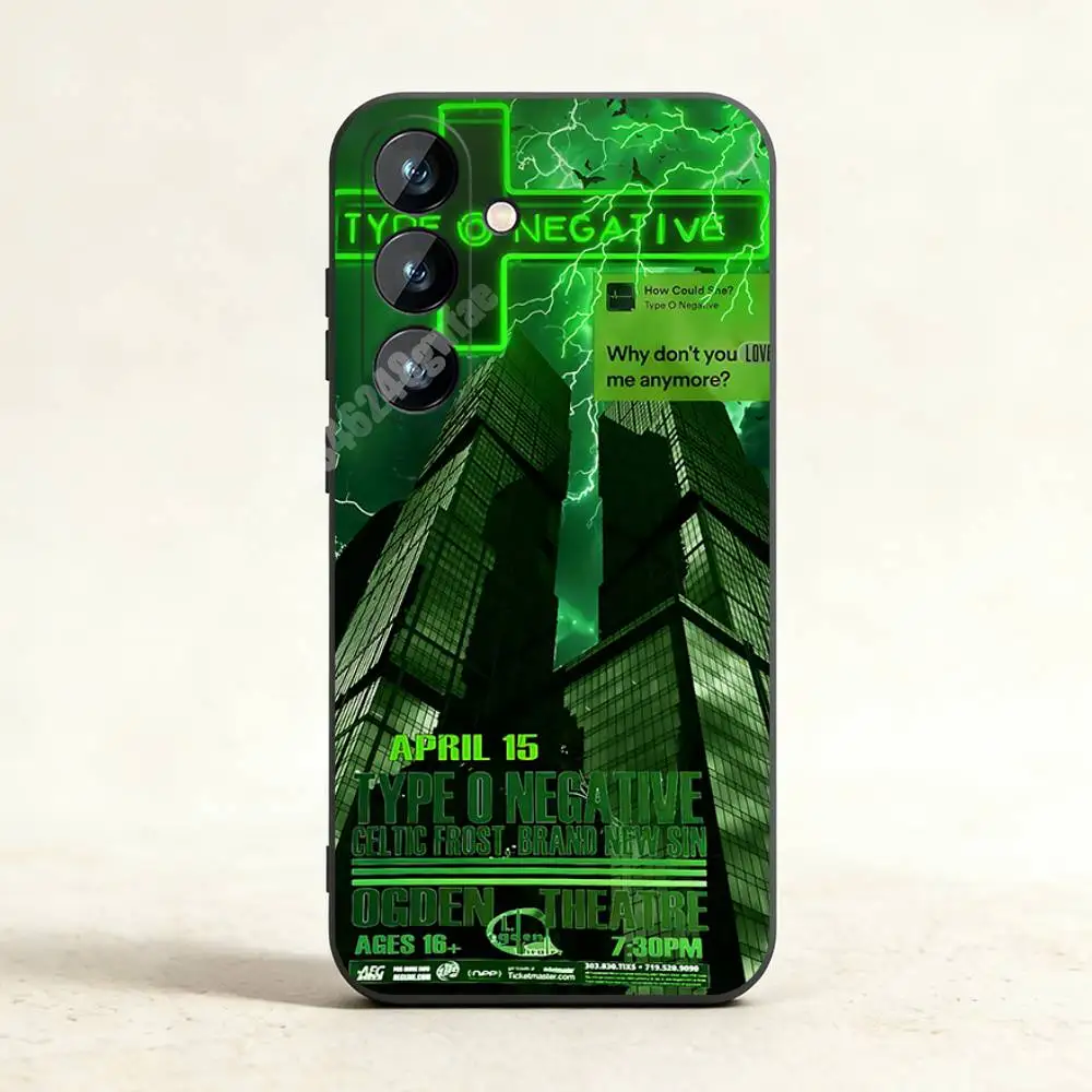 Фото Чехол для телефона T-Type O Negative P-Peter Steele для Samsung Galaxy A10 11 12 A20 21 22 S E A70 71 72 73, ударопрочный бампер. №3