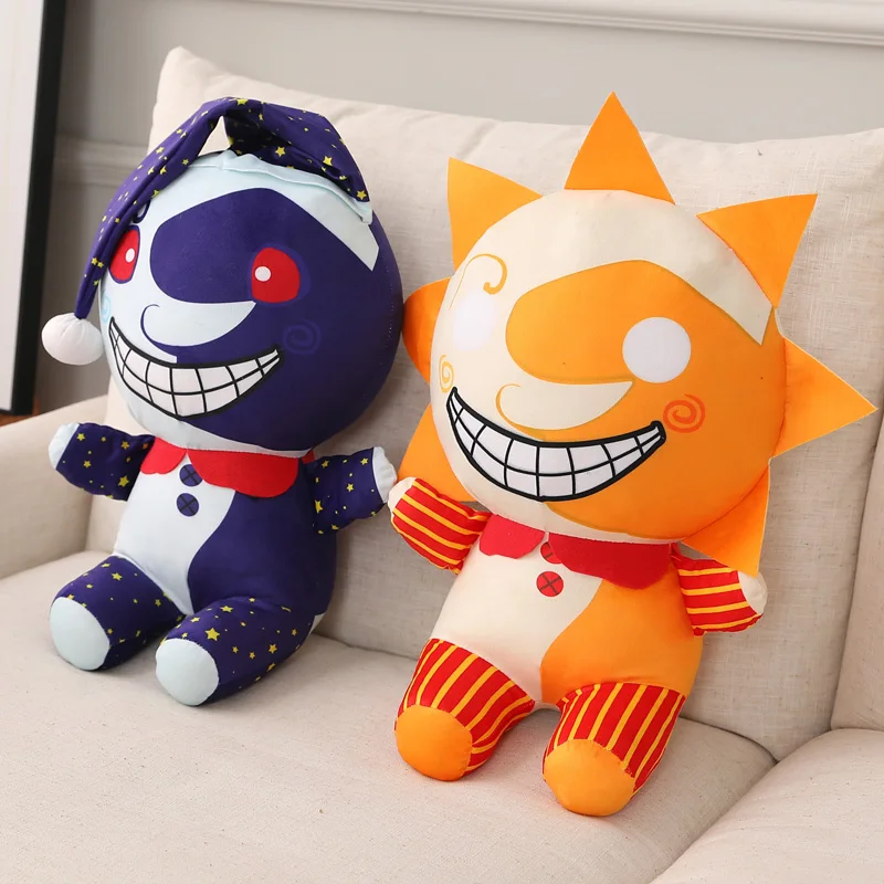 2022 Hot Sundrop FNAF Sun Clown giocattoli di peluche farciti di alta qualità nuovi tipi regali per bambini casa Decro