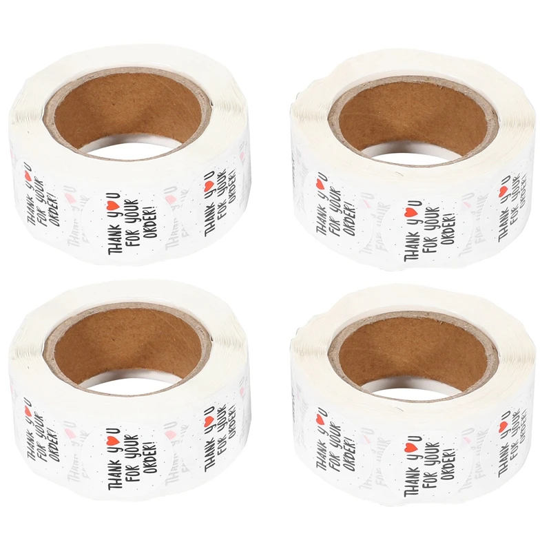 

Наклейка для маленьких магазинов, белая, ручной работы, спасибо за ваш заказ