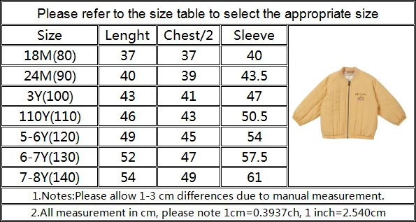 INS Baby Boys Cartoon Cotton Outwear Kids Winter Clothes Embroidery Warm Coat for Toddler Girl Konges Slojd Jacket Flight Suit