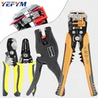 Инструменты для ремонта многофункциональные плоскогубцы для зачистки проводов режущий зажим 6mm2 функциональный мини YEFYM углеродистая сталь Многофункциональная электрическая