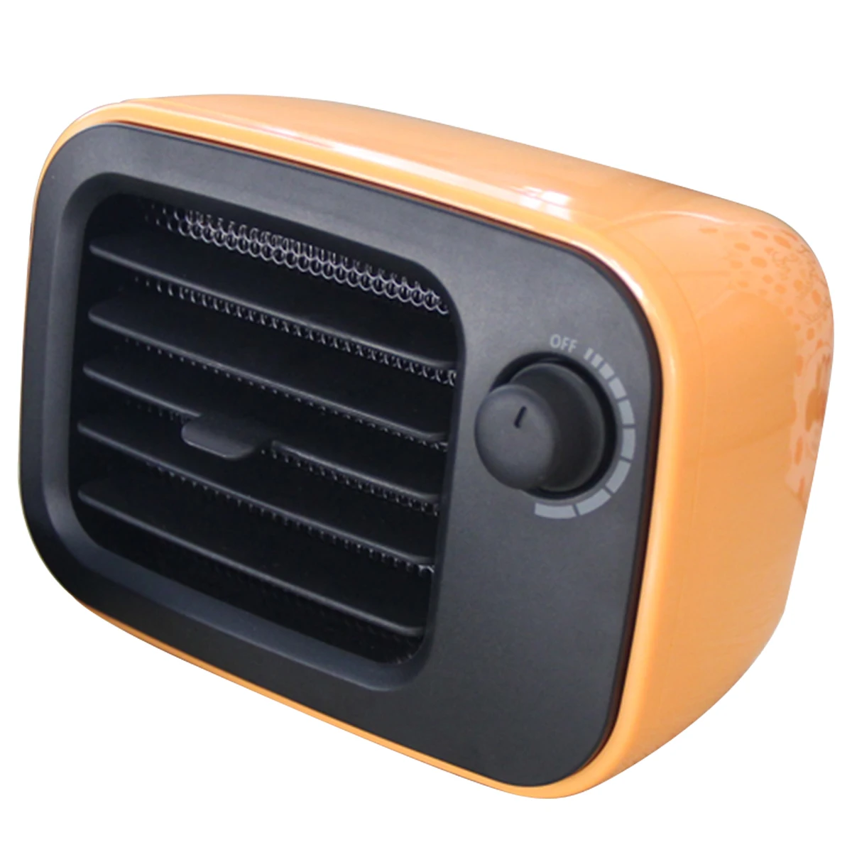 

Portable Mini Plug-in Fan Heater 500W PTC Electric Space Warmer for Home Office Orange/US Plug Fan Heater