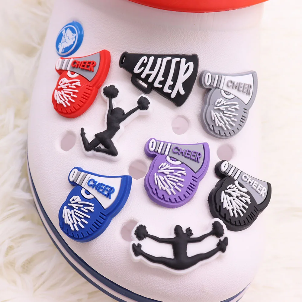 

New Arrivals 1pcs PVC Different Color Speakers Shoe Charms Backapck Fit Wristbands Shoe Decorate Shoe Buckle Kids Gift Croc Jibz