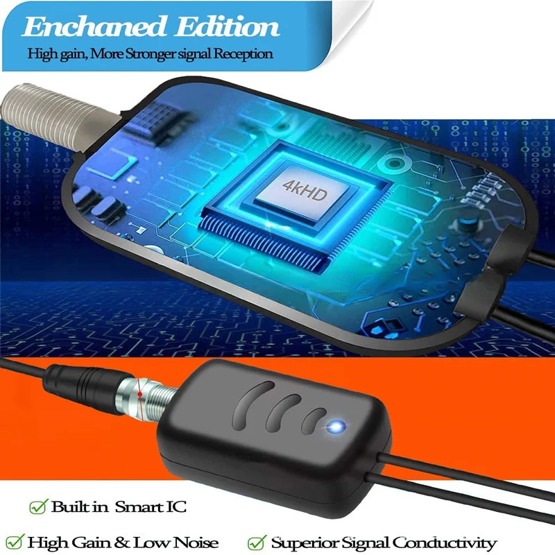 Digital TV Antenna, Signal Amplifier TV Antenna, HDTV 4K TV Antenna