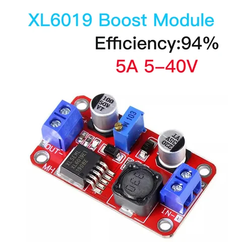 XL6019 DC-DC повышающий модуль питания DC-DC повышающий преобразователь напряжения регулируемый выход 3 В-40 В до 5 В-45 В источник питания