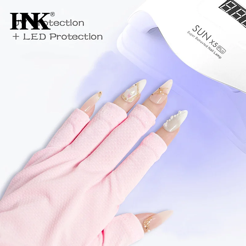 Nail Art Glove UV Protection Glove Anti UV Radiation Protection Gloves Protecter For Nail Art Gel UV LED Lamp Tool